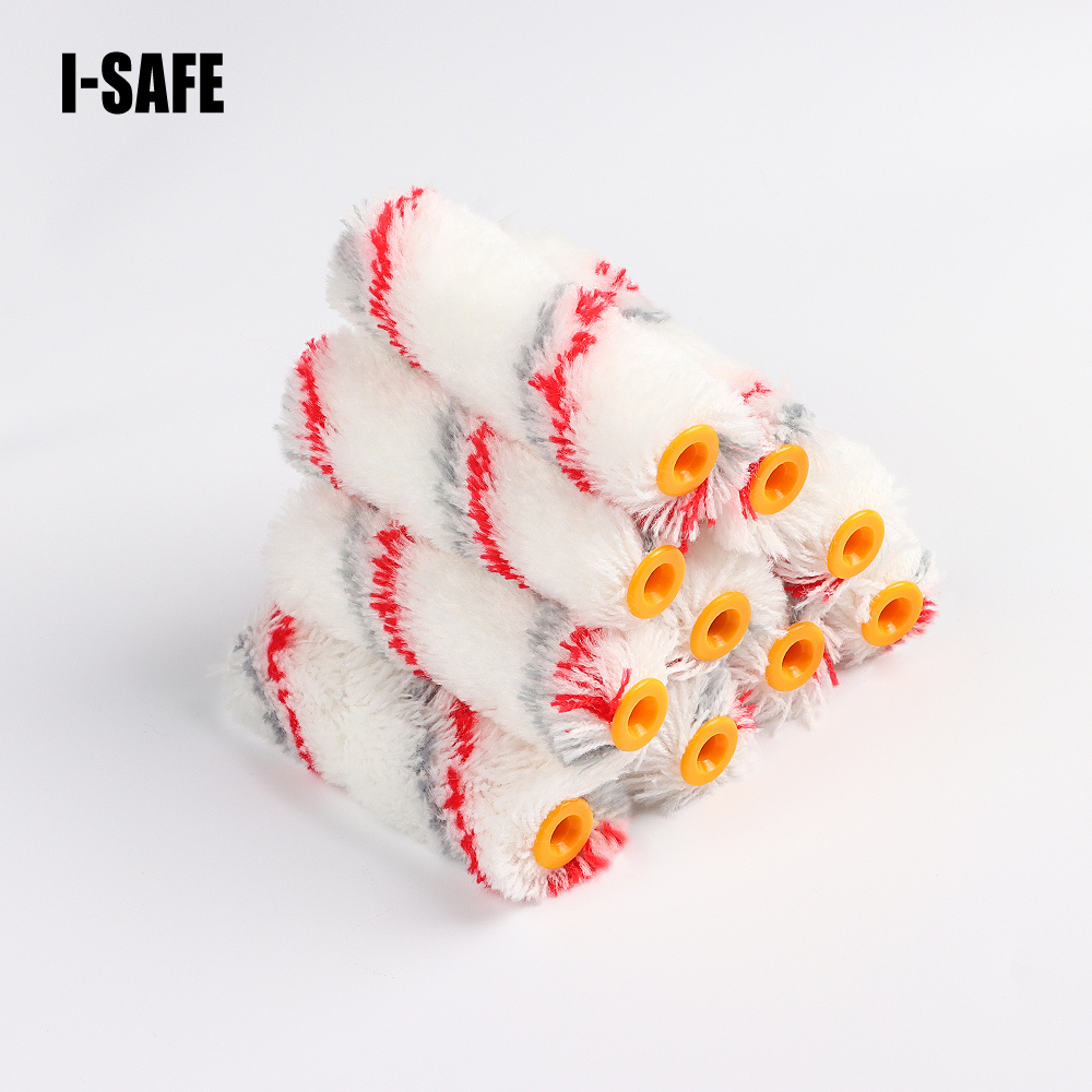 10 pcs/set Mini Paint Roller 4 inch Paint Roller Brush Mercerized Cotton