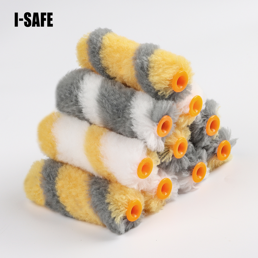 10 pcs/set Mini Paint Roller 4 inch Industrial Small Paint Roller Kit
