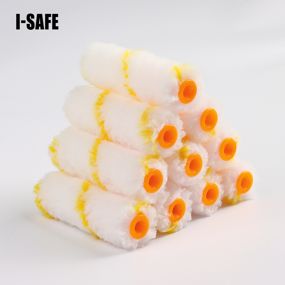 10 pcs/set Mini Paint Roller 4 inch Industrial ^ DIY Cleaning Polyester Paint Roller