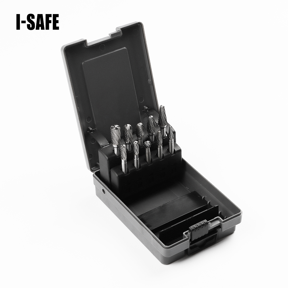 10pcs/set Tungsten Carbide Rotary Burr Bit For Dremel Tool