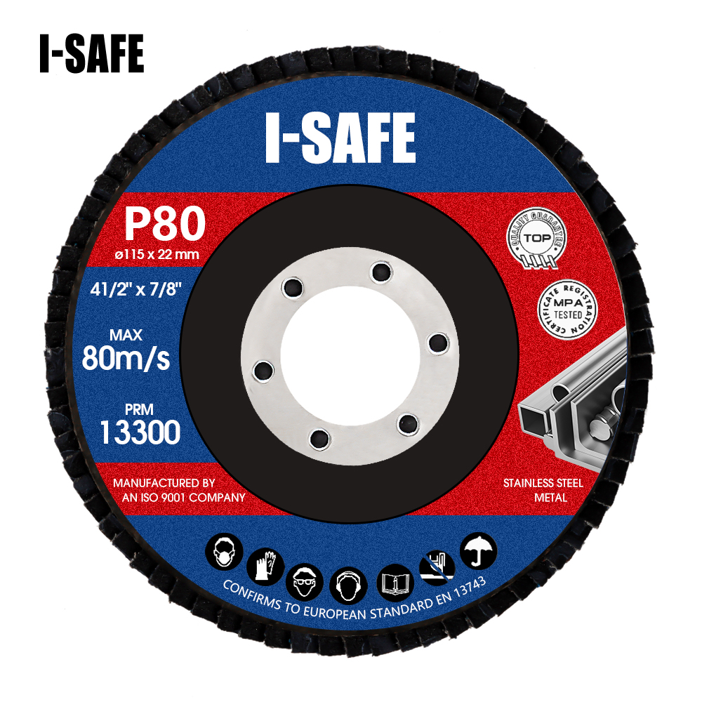 4 1/2 Inch ALuminum Oxide Flap Disc Grit 80 Supplier