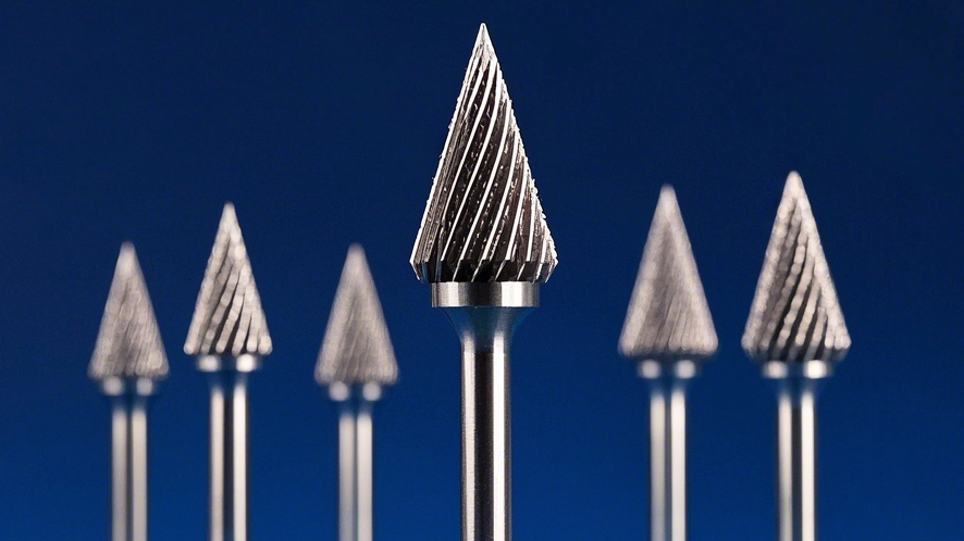 I-SAFE Premium Tungsten Carbide Burr Set 1/4' Shank Durable Rotary File Versatile for Metal