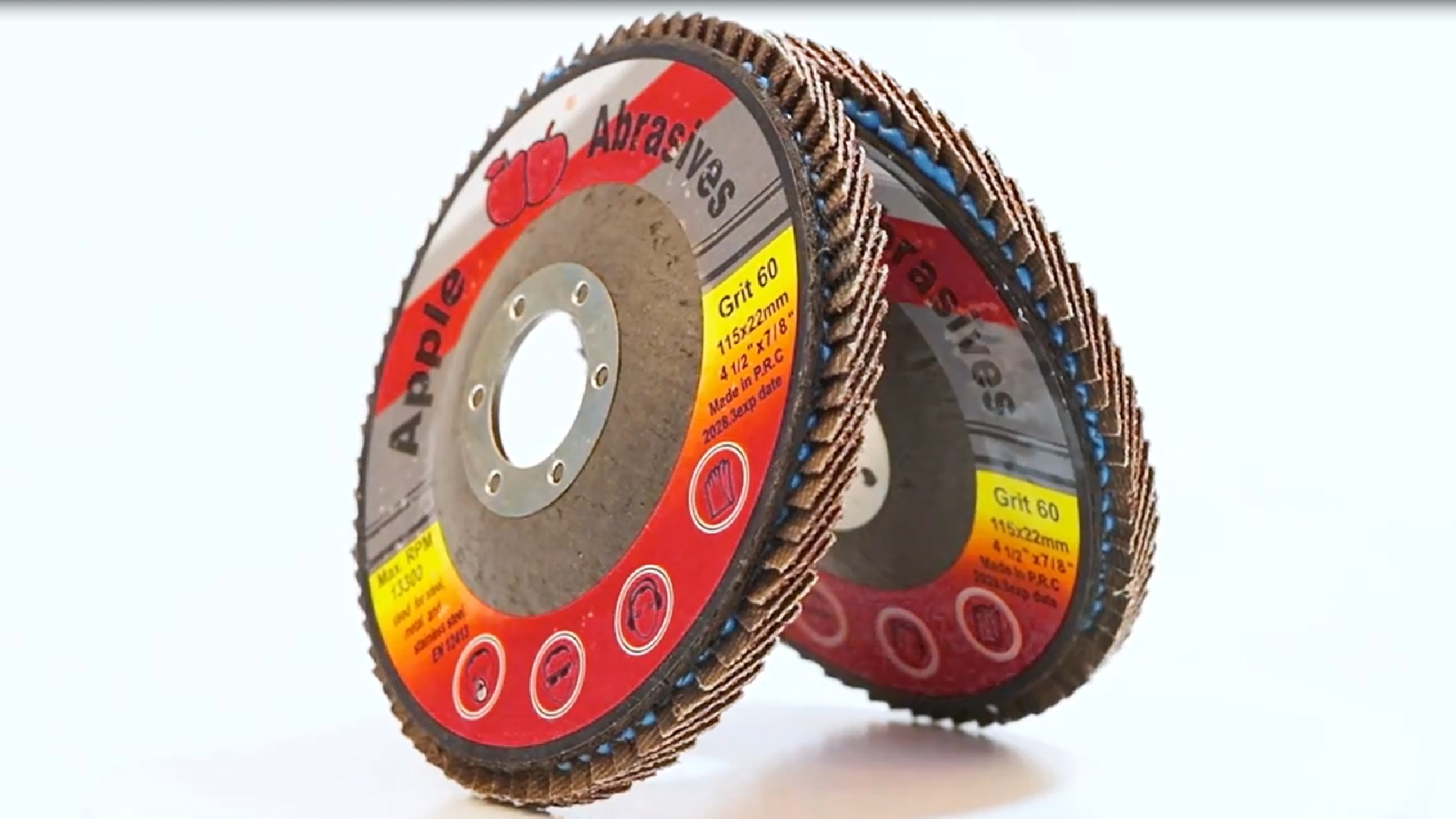 Aluminum Apple Sanding Wheel Flap Disc Disco for Metal Stainless Steel Grinder