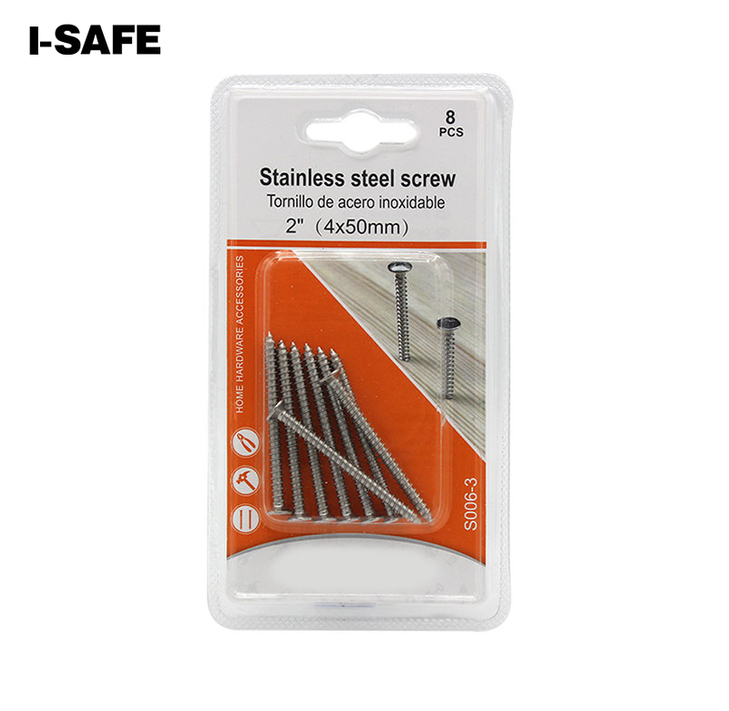 Delivery Fast S004-2 Square Black Iron Nail 25mm Blister Card with Hardware
