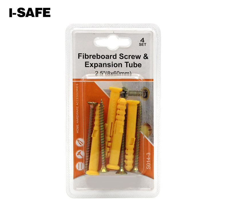 Sleeve Nylon Screw Bolts Plastic Plug Expansion Tube Plastic Expand Nail PE Material Wall Anchor