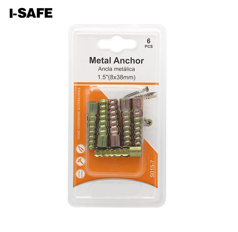 Oval Head Nylon Wall Plug Plastic Dowel Fastener Wall Plug Plastic Anchor Screw